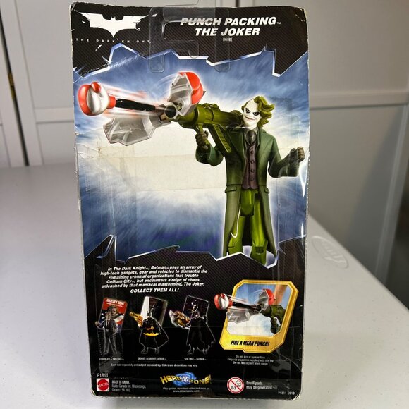 The Dark Knight Batman Punch Packing The Joker Action Figure With Collector Card - Picture 3 of 6